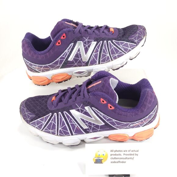 New Balance 890 V4 Athletic Lace Up Running Shoe Womens Size 8 W890PL4 Purple - Picture 5 of 9